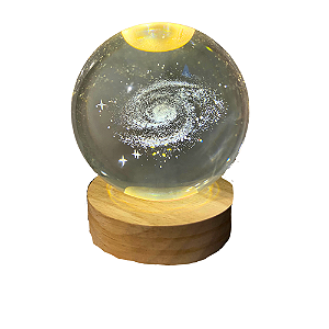 Luminária em Vidro - Galáxia