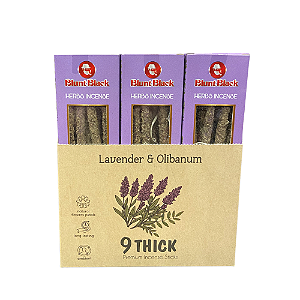 Incenso Natural Blunt Black - Lavanda e Olíbano