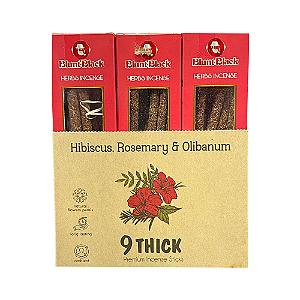 Incenso Natural Blunt Black - Hibisco, Alecrim e Olíbano
