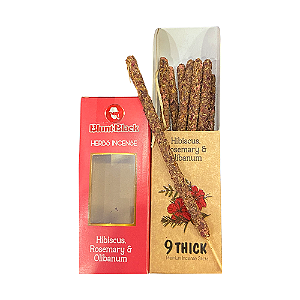 Incenso Natural Blunt Black - Hibisco, Alecrim e Olíbano