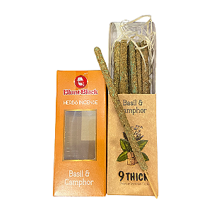 Incenso Natural Blunt Black - Manjericão e Cânfora
