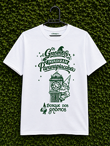 Camiseta do Bosque - Gnomos em Paranapiacaba