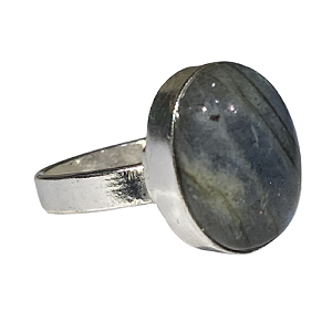 Anel Labradorita Oval