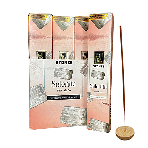Incenso Linha Stones – Selenita
