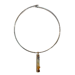 Colar em Aro - Selenita com 7 Chakras