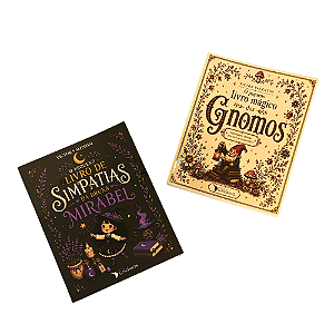 Kit de Oráculos - O Pequeno Livro Mágico de Simpatias da Bruxa Mirabel + O Pequeno Livro Mágico dos Gnomos