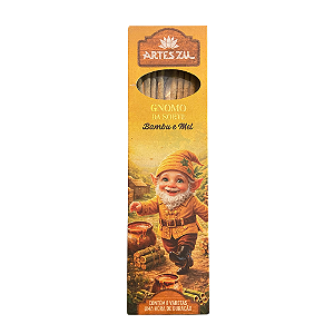 Incenso Linha Gnomos - Gnomo da Boa Sorte, Bambu e Mel