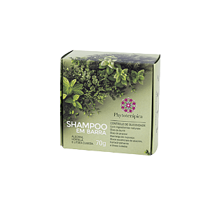 Shampoo em Barra Alecrim, Hortelã e Litsea Cubeba
