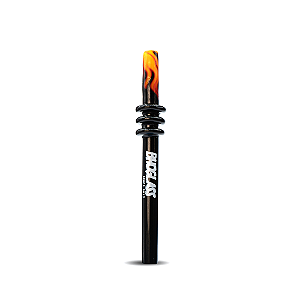 PITEIRA DE VIDRO BLACK BOCAL REWAG FIRE 7MM X 9CM