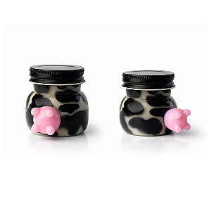 POTE DE VIDRO VACA 48MM X 65MM MODELO GRANDE