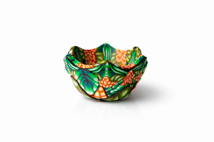 CUIA MÉDIA DE CERÂMICA PLÁSTICA HEXAGONAL #01