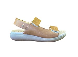 Sandália anatômica confort velcro Softli