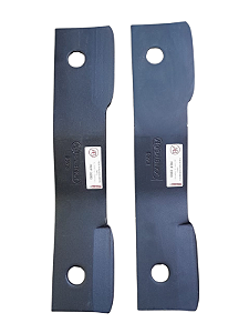 2 Facas P/ Roçadeira Tatu / Baldan / Asus - 0393 Corte Duplo - 0501050073