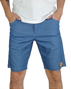 Bermuda Com Elastano Comfy Cor Jeans
