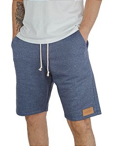 Bermuda de Moletom Azul
