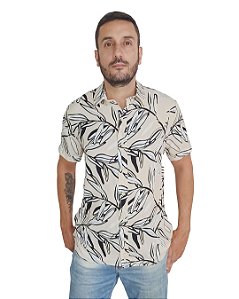 Camisa de Viscose Estampada Jaguaruna