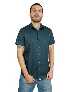 Camisa de Algodão Verde