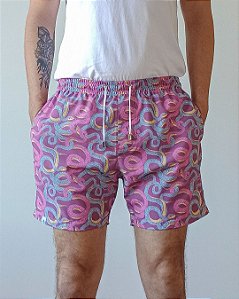 Short estampado com elastano Premium Cobras