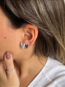 Duo de Brincos Coração
