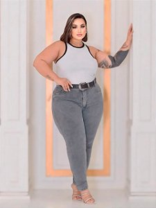 CALÇA JEANS  PLUSSIZE COM Lycra