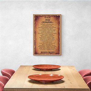 Quadro Decorativo E Ele Será Chamado Sala Quarto Luxo
