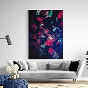 Quadro Decorativo Águas Vivas 3D Luxo