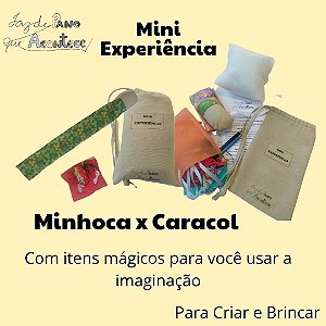 MINI EXPERIÊNCIA - MINHOCA X CARACOL