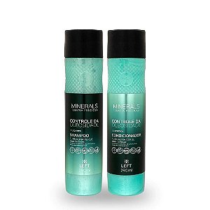 Kit Shampoo + Condicionador Controle da Oleosidade Turmalina Verde 2x290ml Cabelos Mistos ou Oleosos