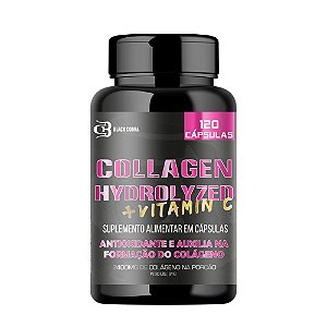 Colágeno Hidrolisado + Vitamina 120 Cáps - Black Cobra