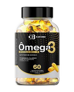 Ômega 3 Vitaminas de A-Z 60 Softgels Black Cobra