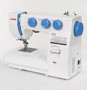 MAQUINA DE COSTURA JANOME 3022 COM 22 PONTOS 220 VOLTS