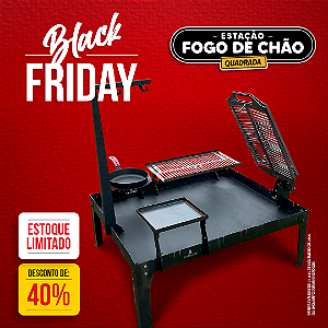 Estação Fogo de Chão Quadrada