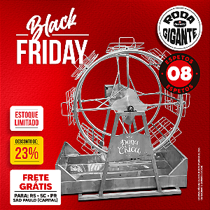Roda Gigante de 8 espetos para Costelas