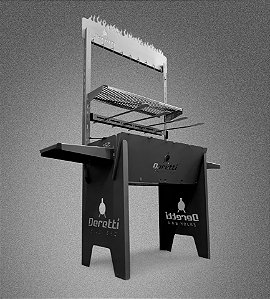 Parrilla Desmontável Deretti - Encaixe por Corte a Laser (Sem Solda)
