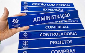 Placa para Porta Personalizada
