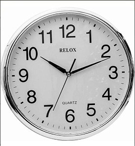 Relógio De Parede 35cm Sem Barulho Rx0399
