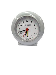 Relógio Despertador Preto Pilha Alarme Herweg 2611