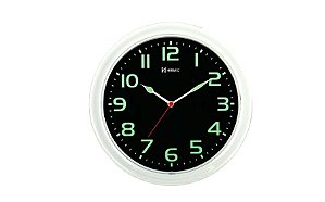 Relógio De Parede Branco Número Florescente Herweg 660016
