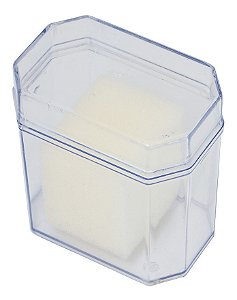 Caixinha Estojo P/relógios Mod. Sextavado Transp C/10 Un