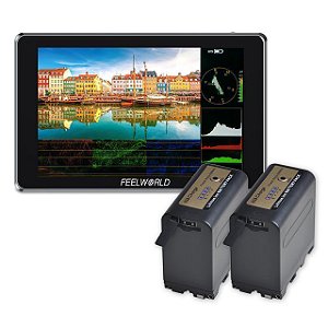Monitor Feelworld S7 SDI/HDMI + 2x Batmax NP-F970 PRO-USB