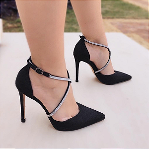 Scarpin Luxo com Strass