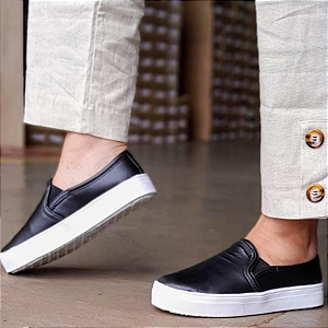 Tenis Slip On Preto