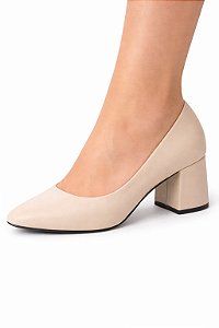 Scarpin Feminino Salto Medio Bloco