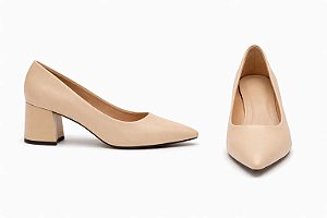 Scarpin Feminino Salto Medio Bloco