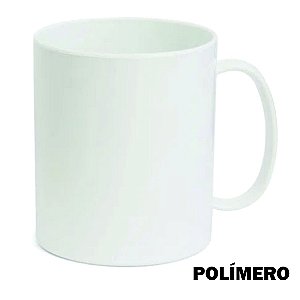 Caneca polímero Branca para sublimação