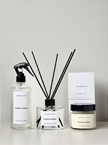 Kit Cedro e Peônia