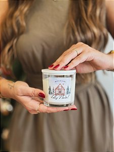 Vela Feliz Natal 170g | Flor de ameixa