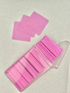 Lenço Rosa para Limpeza de Cola - 200 unidades
