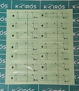 Molde de Sobrancelhas - 26 Modelos