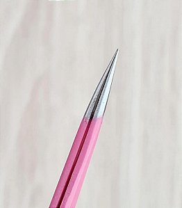 Pinça Reta Rosa para Cílios | Bella Moça
